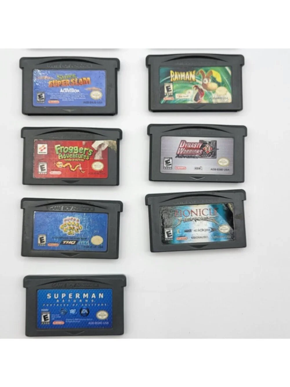 GBA Cartridge Games Lot Game Boy Advance Untested 11 Game Collection